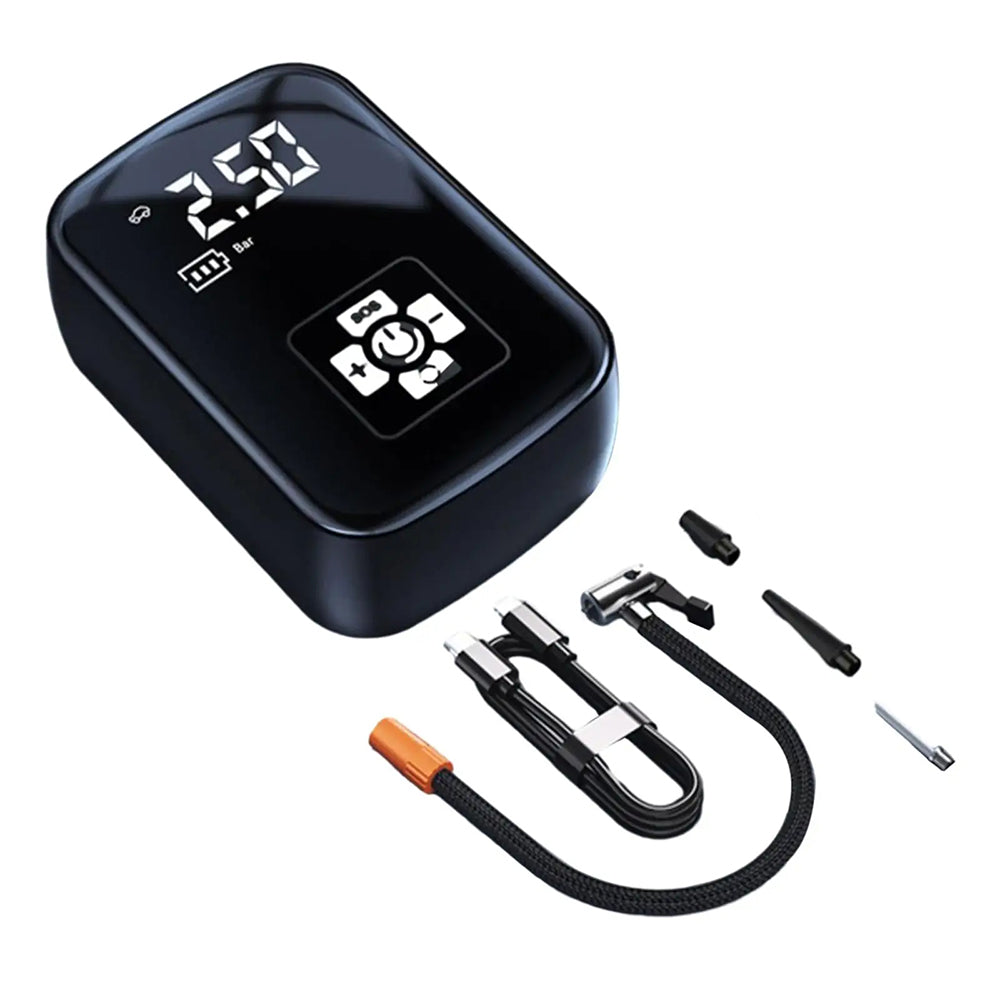 Wireless Electric Car Tyre Inflator Pump - USB Rechargeable_2