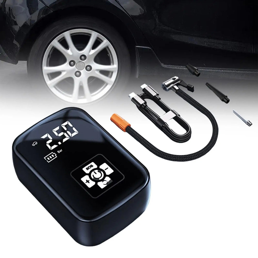 Wireless Electric Car Tyre Inflator Pump - USB Rechargeable_6