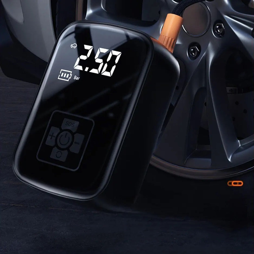 Wireless Electric Car Tyre Inflator Pump - USB Rechargeable_3