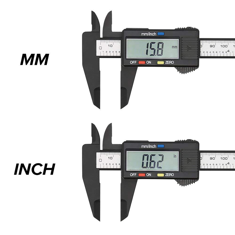 150mm/100mm Carbon Fiber Digital Caliper_5