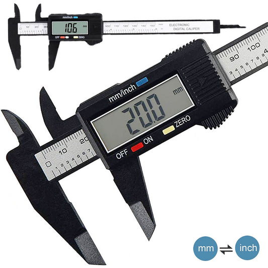150mm/100mm Carbon Fiber Digital Caliper_0