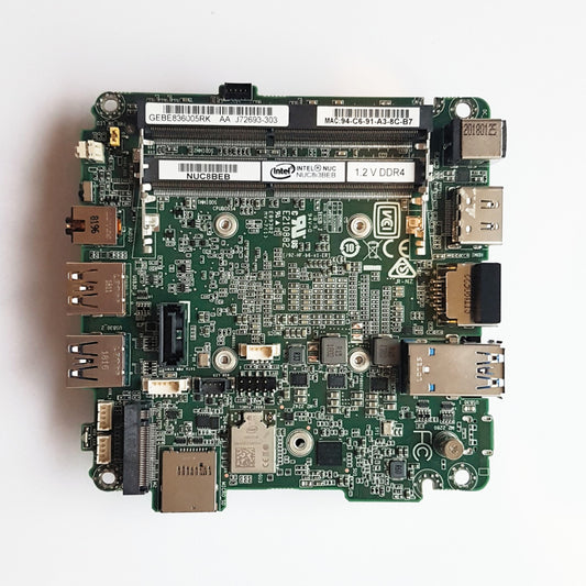 Intel NUC Mini Computer 8 Professional Motherboard NUC8i3PNB i3-8145U Dual