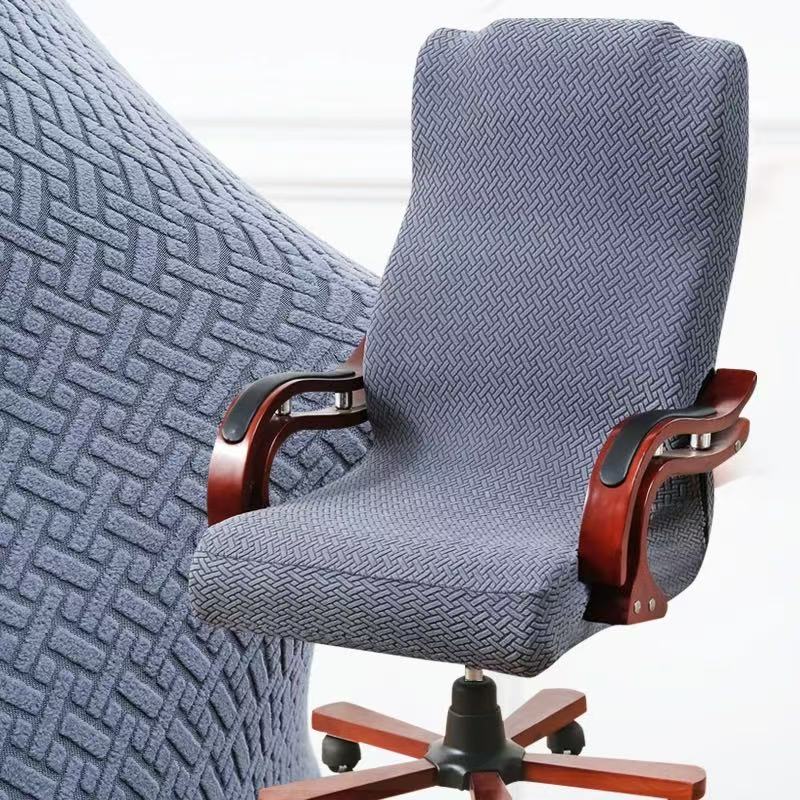 Chair cover designed for long back chairs - Grey
