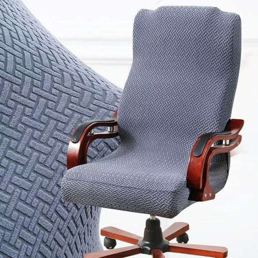 Chair cover designed for long back chairs - Grey