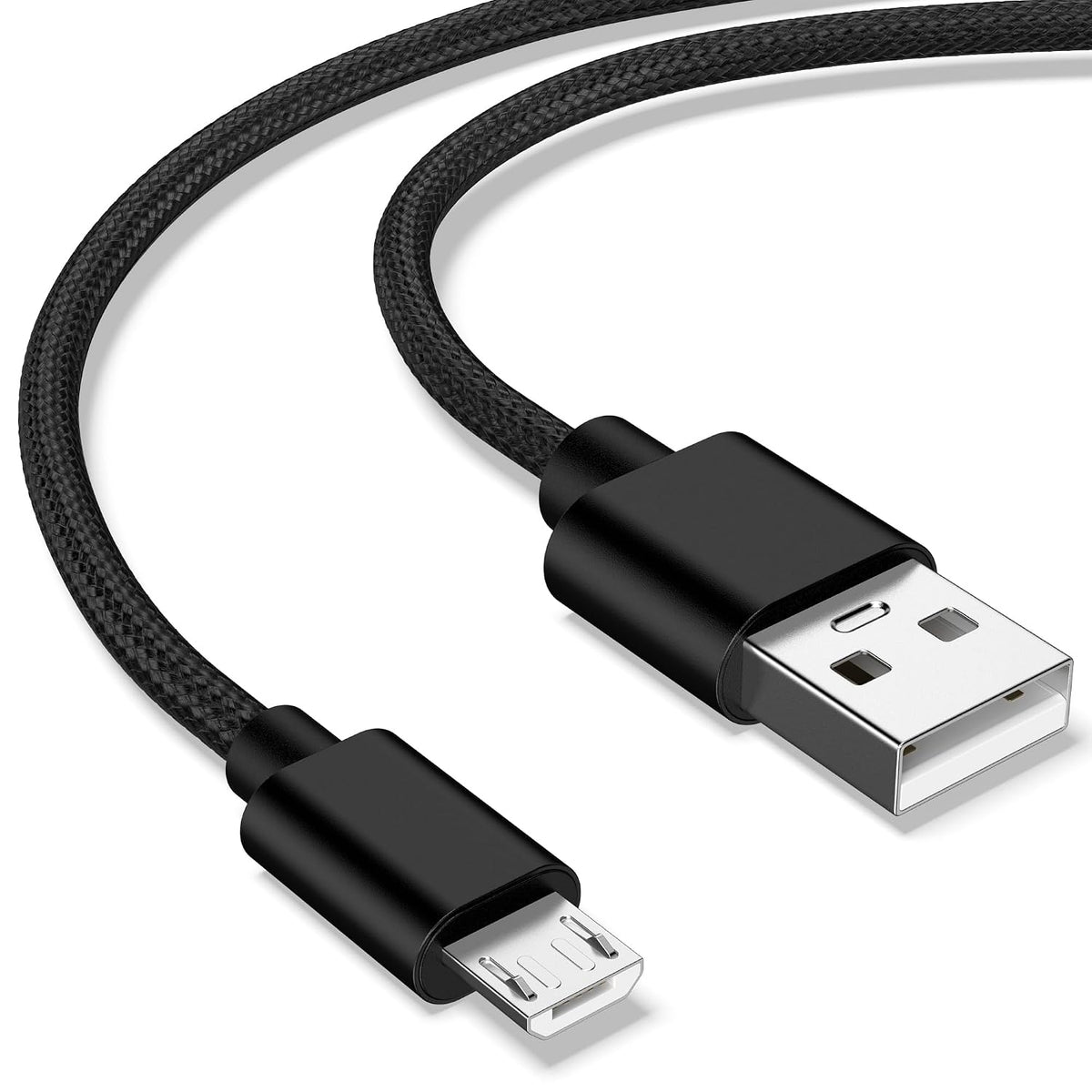 Micro USB Cable – USB-A to Micro-USB, 1m, Black
